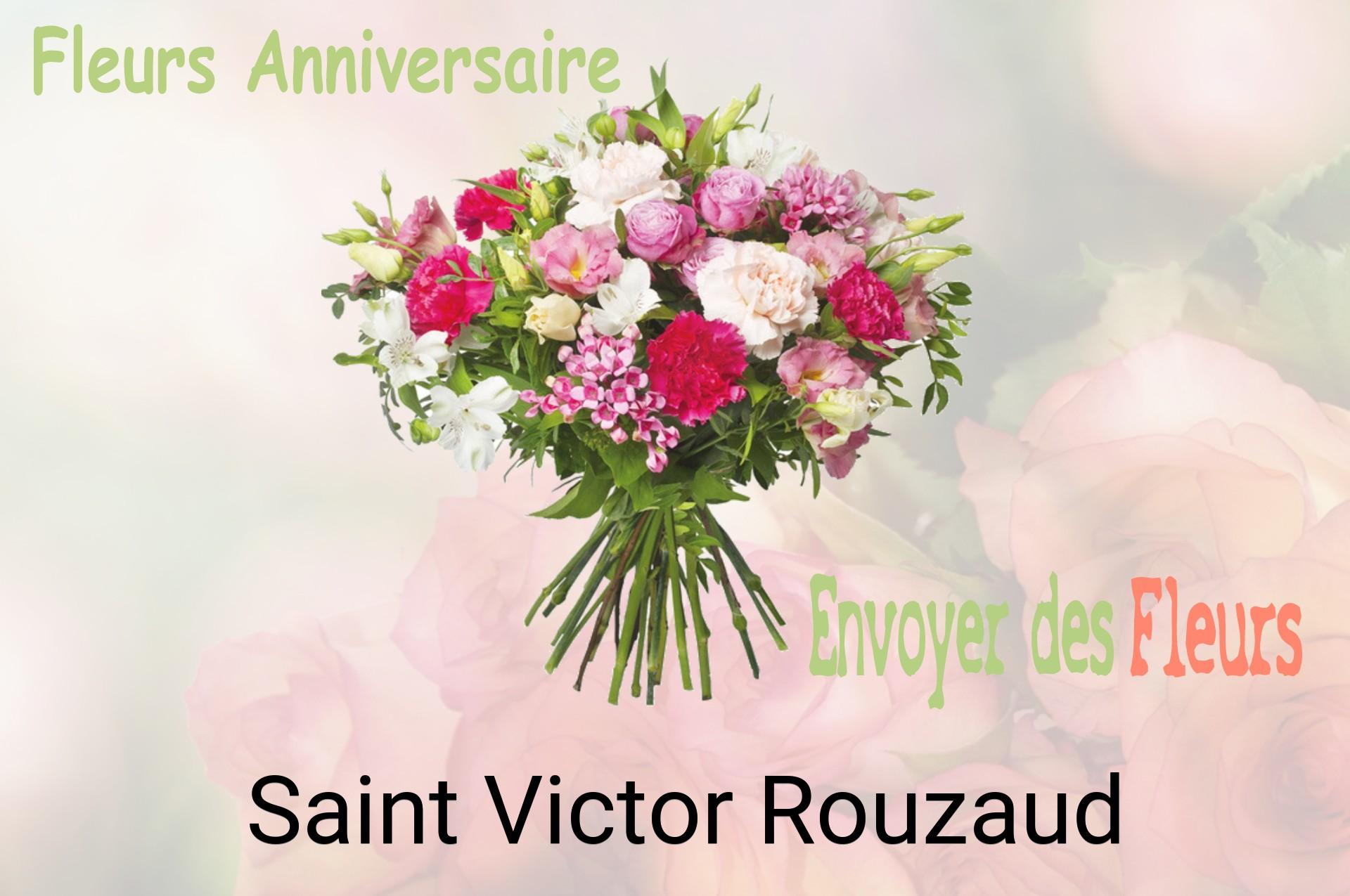 Bouquet de fleurs d’anniversaire livré à Saint-Victor-Rouzaud