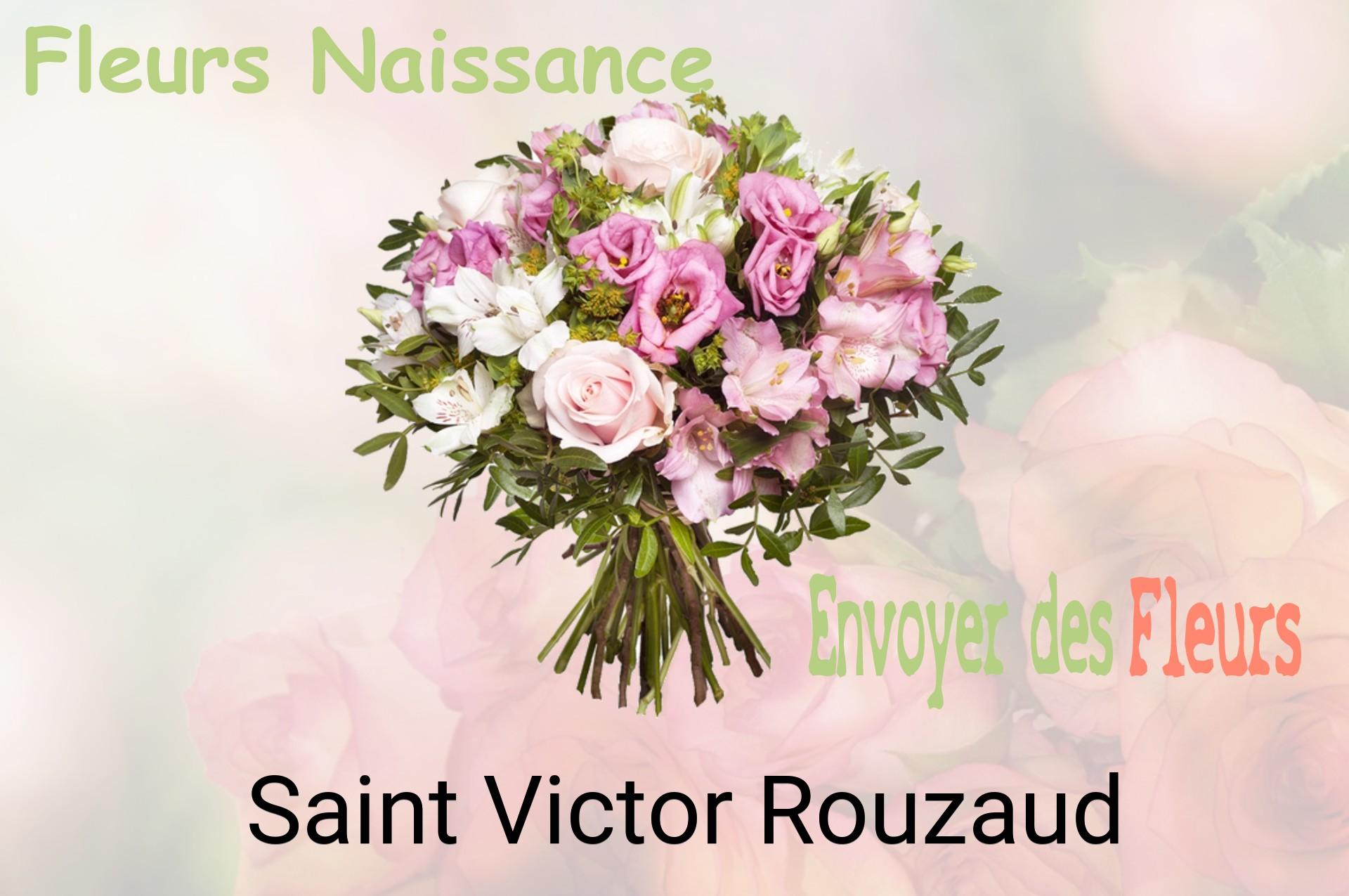 Bouquet de fleurs de naissance livré à Saint-Victor-Rouzaud